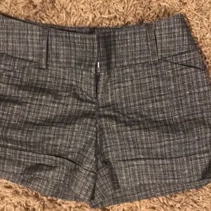 Express dress shorts in a tweed print